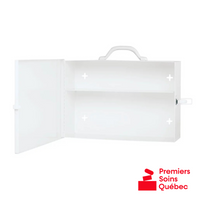 Coffret en métal vide pour trousse de premiers soins