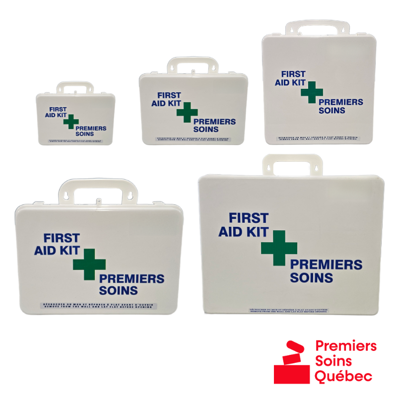 Coffret en plastique vide pour trousse de premiers soins