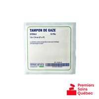 Compresse de gaze carrée