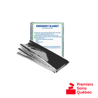 Couverture d’urgence en aluminium