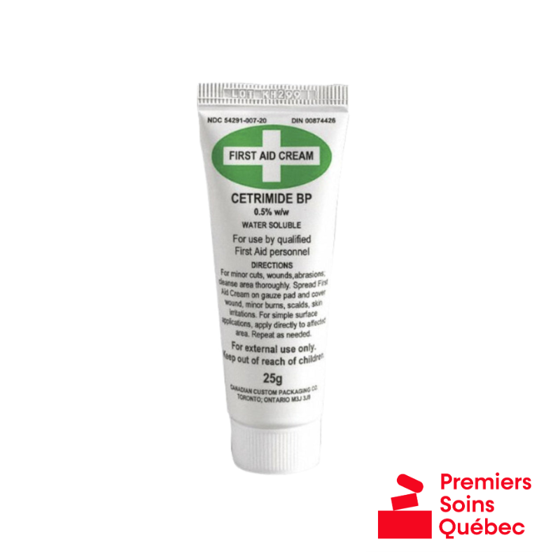 Crème de premiers soins antiseptique