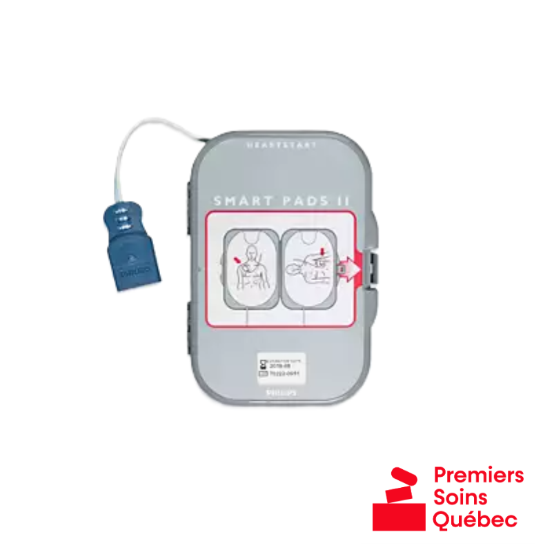 Électrodes Adultes SMART Pads II – Philips HeartStart FRx