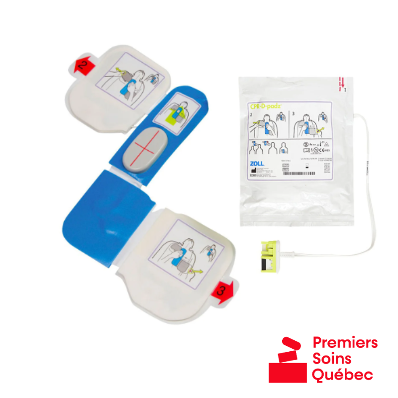 Électrodes pour défibrillateur