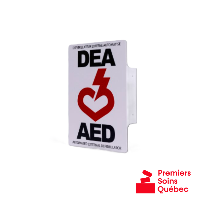 Enseigne Recto/Verso « DEA/AED »