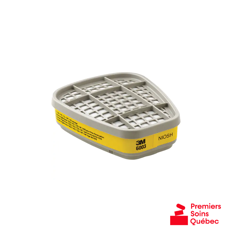 Cartouches 3M 6003 – Vapeurs organiques et gaz acides