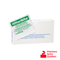 Serviettes de soulagement pour piqures d'insectes