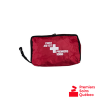 Sac de transport ''vide'' en nylon rouge imprimée