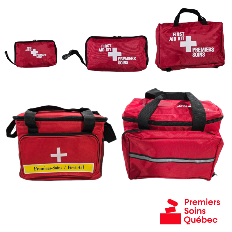 Sac de transport ''vide'' en nylon rouge imprimée