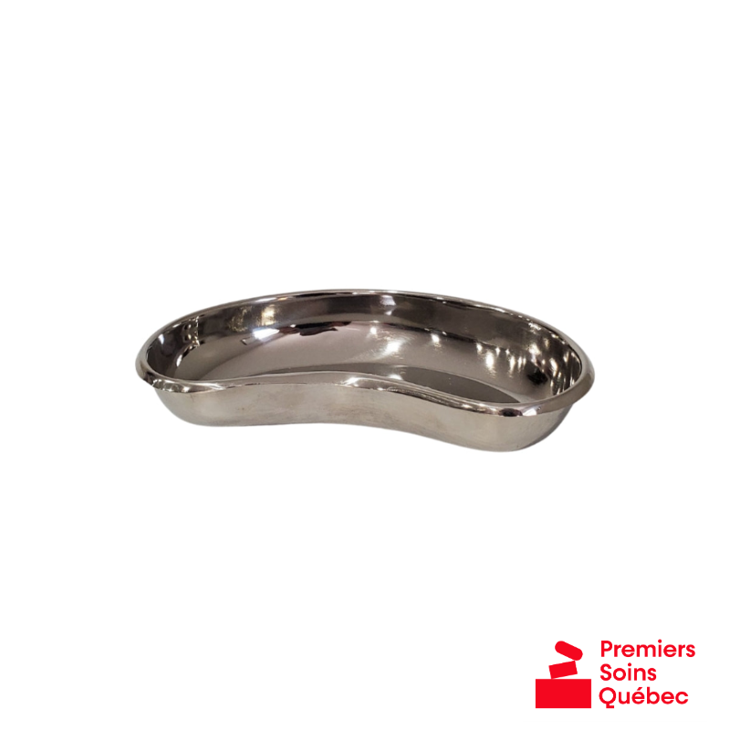 Bassin réniforme (haricot) Acier inoxydable ou plastique