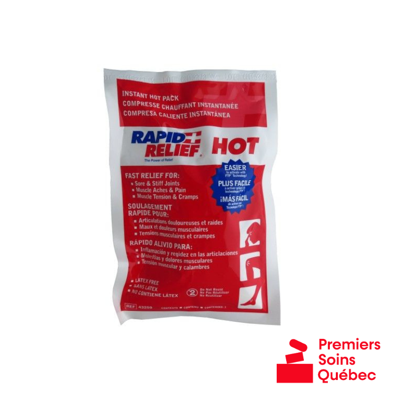 Compresse chaude instantanée
