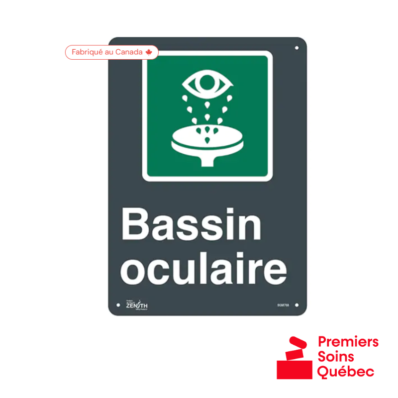 Enseigne «Bassin Oculaire»