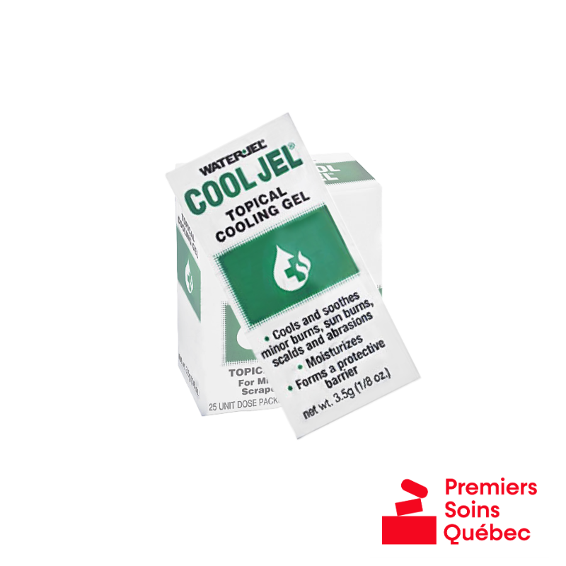 Gel de premiers soins pour brûlures