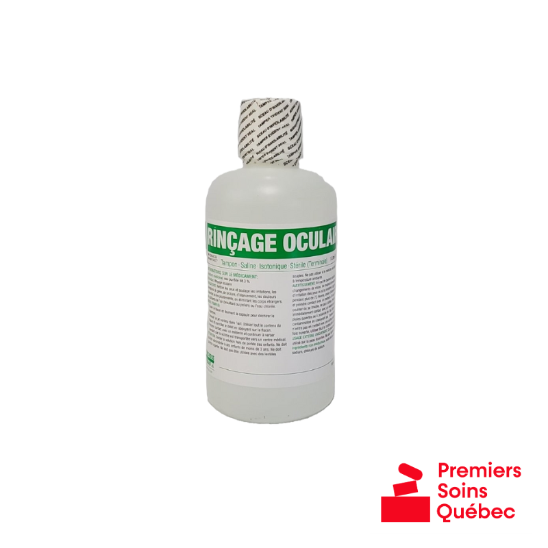 Bouteille de remplissage pour station de rinçage oculaire
